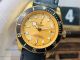 Perfect Replica Tudor All Gold Case Yellow Face Black Leather Strap 42mm Watch (7)_th.jpg